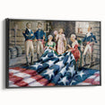 Betsy Ross Flag Sewing - American Flag Wall Art