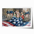 Betsy Ross Flag Sewing - American Flag Wall Art