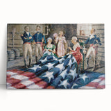Betsy Ross Flag Sewing - American Flag Wall Art