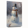 Charming Snowman Holiday Wall Art – Festive Winter Decor
