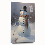 Charming Snowman Holiday Wall Art – Festive Winter Decor