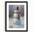 Charming Snowman Holiday Wall Art – Festive Winter Decor