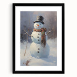 Charming Snowman Holiday Wall Art – Festive Winter Decor