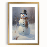 Charming Snowman Holiday Wall Art – Festive Winter Decor