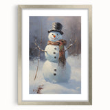 Charming Snowman Holiday Wall Art – Festive Winter Decor