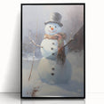 Charming Snowman Holiday Wall Art – Festive Winter Decor