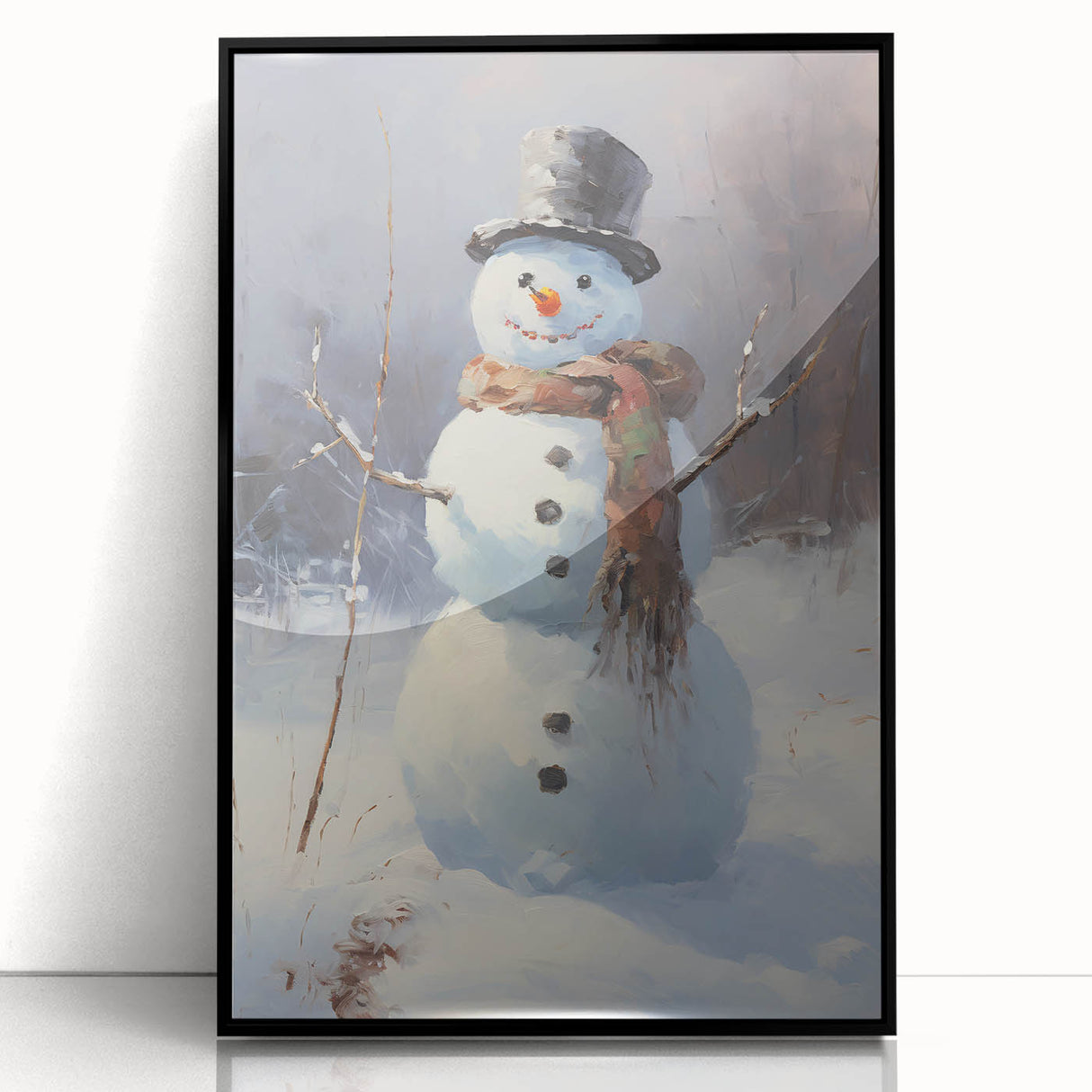 Charming Snowman Holiday Wall Art – Festive Winter Decor