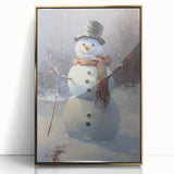 Charming Snowman Holiday Wall Art – Festive Winter Decor