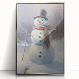 Charming Snowman Holiday Wall Art – Festive Winter Decor