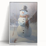 Charming Snowman Holiday Wall Art – Festive Winter Decor
