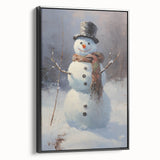 Charming Snowman Holiday Wall Art – Festive Winter Decor