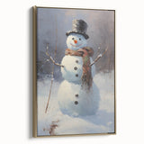 Charming Snowman Holiday Wall Art – Festive Winter Decor