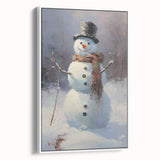 Charming Snowman Holiday Wall Art – Festive Winter Decor