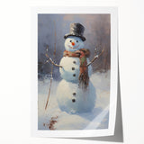 Charming Snowman Holiday Wall Art – Festive Winter Decor