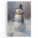 Charming Snowman Holiday Wall Art – Festive Winter Decor