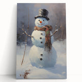 Charming Snowman Holiday Wall Art – Festive Winter Decor