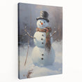 Charming Snowman Holiday Wall Art – Festive Winter Decor