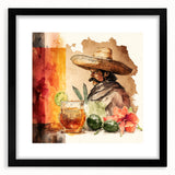 Mexican Cowboy Cinco de Mayo Decor - Mexican Fiesta Wall Art