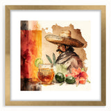 Mexican Cowboy Cinco de Mayo Decor - Mexican Fiesta Wall Art