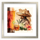Mexican Cowboy Cinco de Mayo Decor - Mexican Fiesta Wall Art