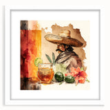 Mexican Cowboy Cinco de Mayo Decor - Mexican Fiesta Wall Art