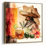 Mexican Cowboy Cinco de Mayo Decor - Mexican Fiesta Wall Art