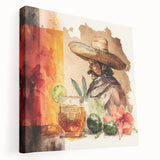 Mexican Cowboy Cinco de Mayo Decor - Mexican Fiesta Wall Art