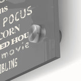 Halloween Typography Wall Art - Spooky Minimalist Halloween Decor