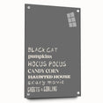 Halloween Typography Wall Art - Spooky Minimalist Halloween Decor