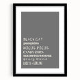 Halloween Typography Wall Art - Spooky Minimalist Halloween Decor