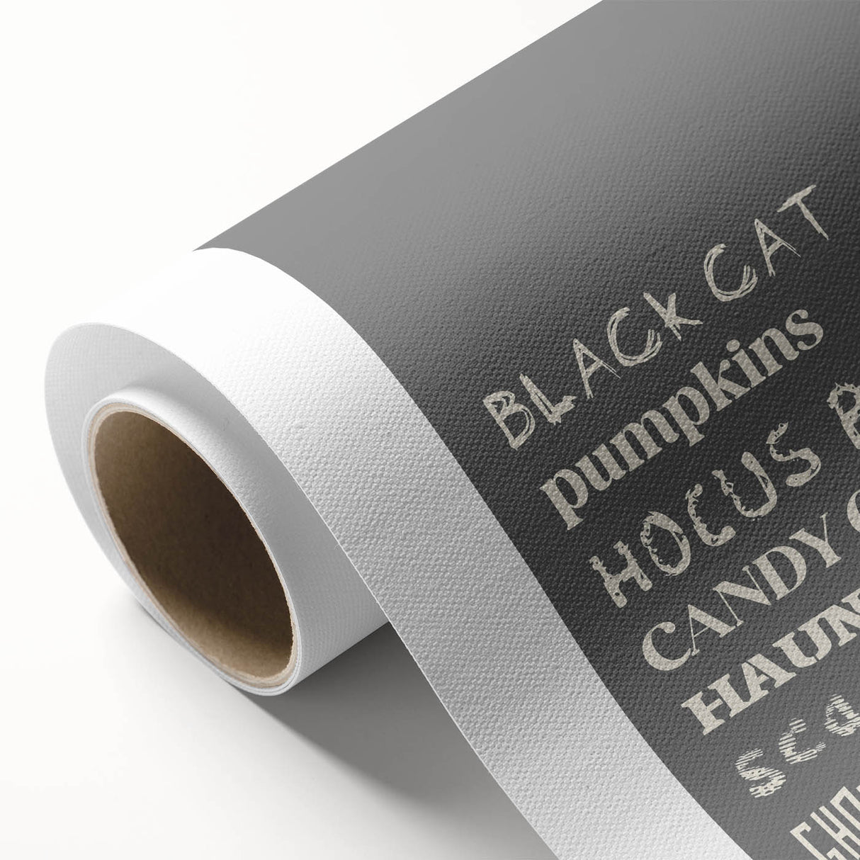 Halloween Typography Wall Art - Spooky Minimalist Halloween Decor