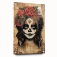 Mystical Catrina Portrait – Day of the Dead Wall Art