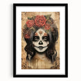 Mystical Catrina Portrait – Day of the Dead Wall Art