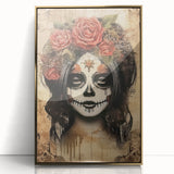 Mystical Catrina Portrait – Day of the Dead Wall Art