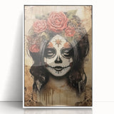 Mystical Catrina Portrait – Day of the Dead Wall Art