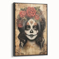 Mystical Catrina Portrait – Day of the Dead Wall Art