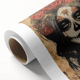 Mystical Catrina Portrait – Day of the Dead Wall Art