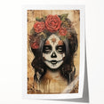 Mystical Catrina Portrait – Day of the Dead Wall Art