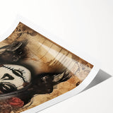 Mystical Catrina Portrait – Day of the Dead Wall Art