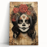 Mystical Catrina Portrait – Day of the Dead Wall Art