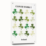 Clover Market Irish Wall Art - St. Patrick’s Day Shamrock Print