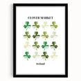 Clover Market Irish Wall Art - St. Patrick’s Day Shamrock Print