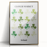 Clover Market Irish Wall Art - St. Patrick’s Day Shamrock Print