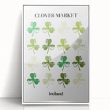 Clover Market Irish Wall Art - St. Patrick’s Day Shamrock Print