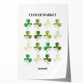 Clover Market Irish Wall Art - St. Patrick’s Day Shamrock Print