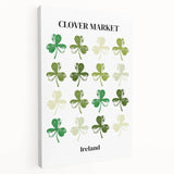 Clover Market Irish Wall Art - St. Patrick’s Day Shamrock Print