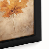 Golden Maple Leaf - Thanksgiving Art Prints Canvas