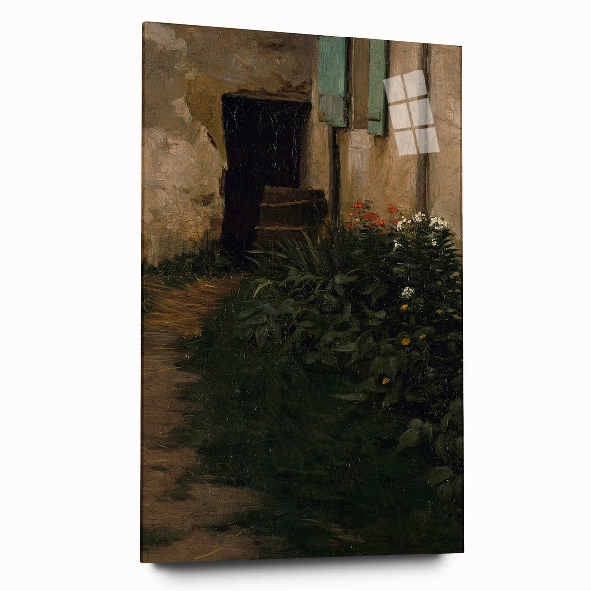 A Garden Path - Tranquil Rustic Scene by Robert Henry Logan