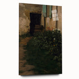A Garden Path - Tranquil Rustic Scene by Robert Henry Logan