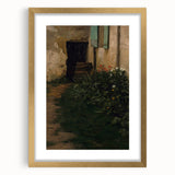 A Garden Path - Tranquil Rustic Scene by Robert Henry Logan